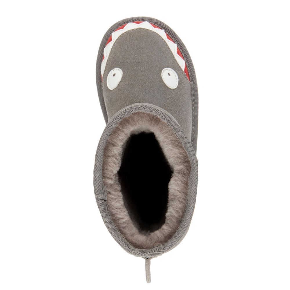 Emu Shark Stiefel Kinder Grau | FMRBPYT-73