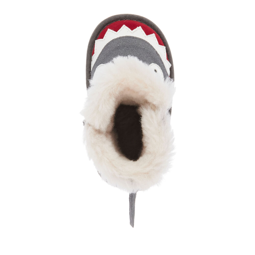 Emu Shark Walker Babies Stiefel Kinder Grau | ATDKOVC-03