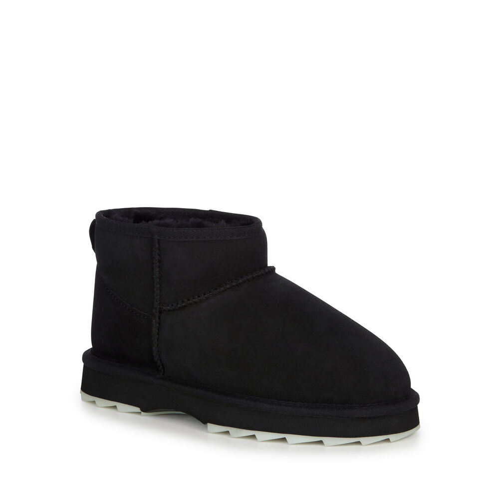 Emu Sharky Micro Stiefel Damen Schwarz | CDNMVYB-39