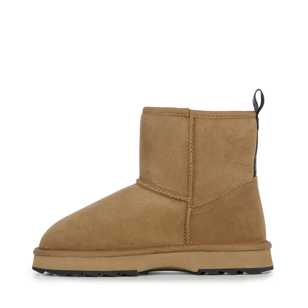 Emu Sharky Mini Stiefel Damen Braun Schwarz | VESKQZP-75