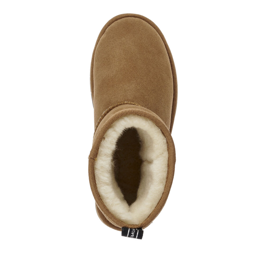 Emu Sharky Mini Stiefel Damen Braun Schwarz | VESKQZP-75