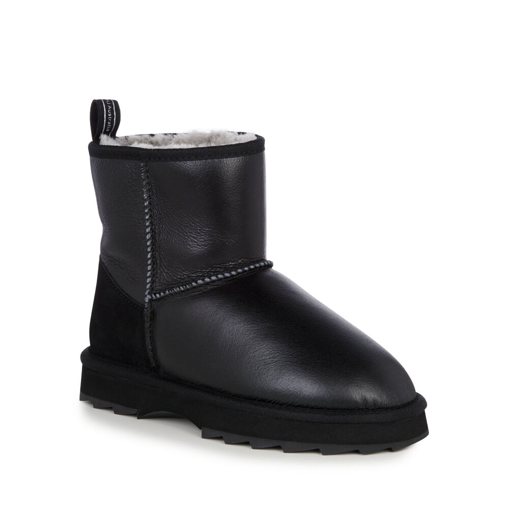 Emu Sharky Mini Town Stiefel Damen Schwarz | JVEOTZK-41