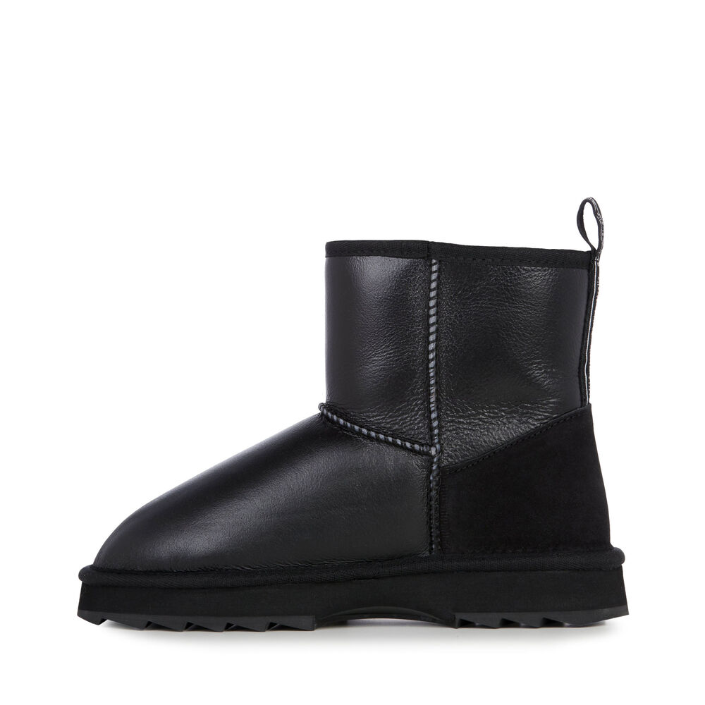 Emu Sharky Mini Town Stiefel Damen Schwarz | JVEOTZK-41
