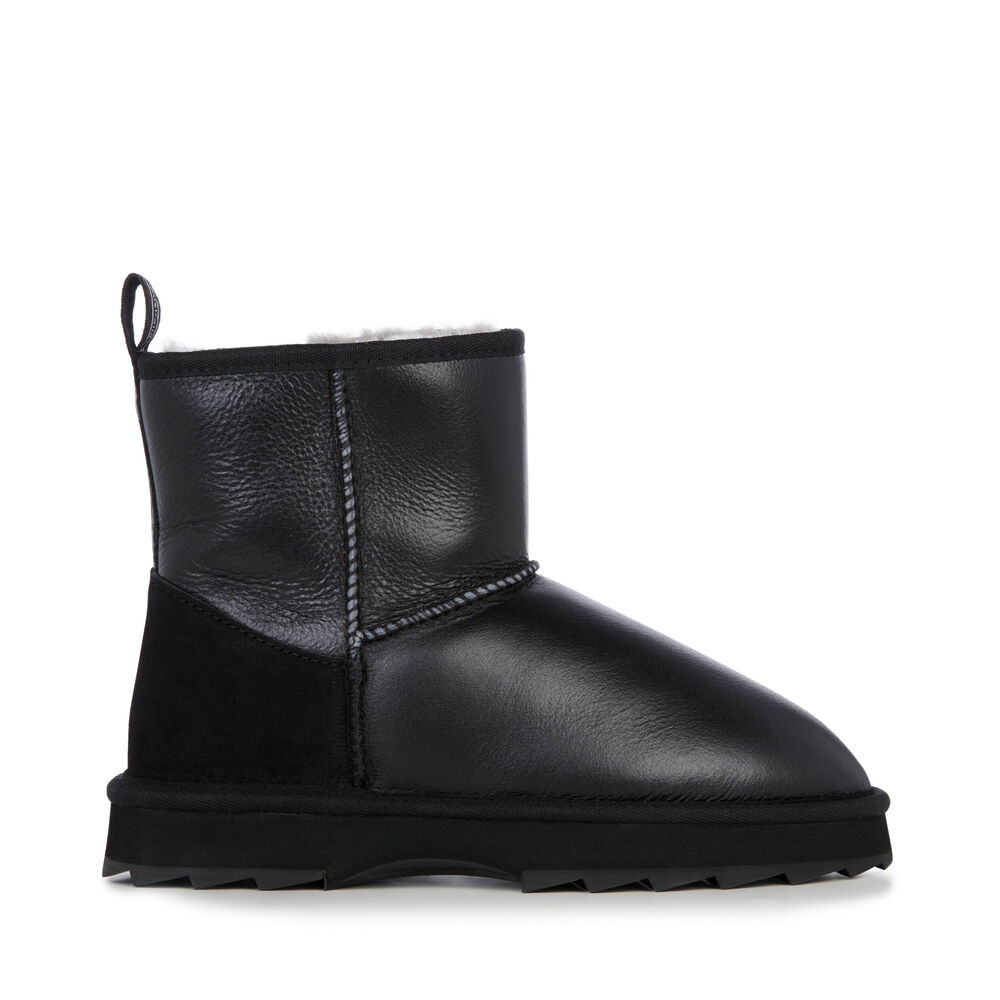 Emu Sharky Mini Town Stiefel Damen Schwarz | JVEOTZK-41