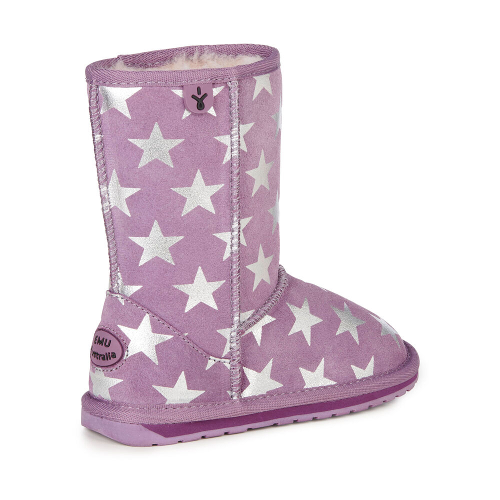 Emu Starry Night Stiefel Kinder Lila | YOVTQWD-40