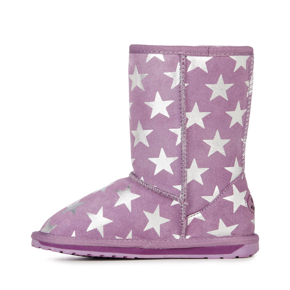 Emu Starry Night Stiefel Kinder Lila | YOVTQWD-40