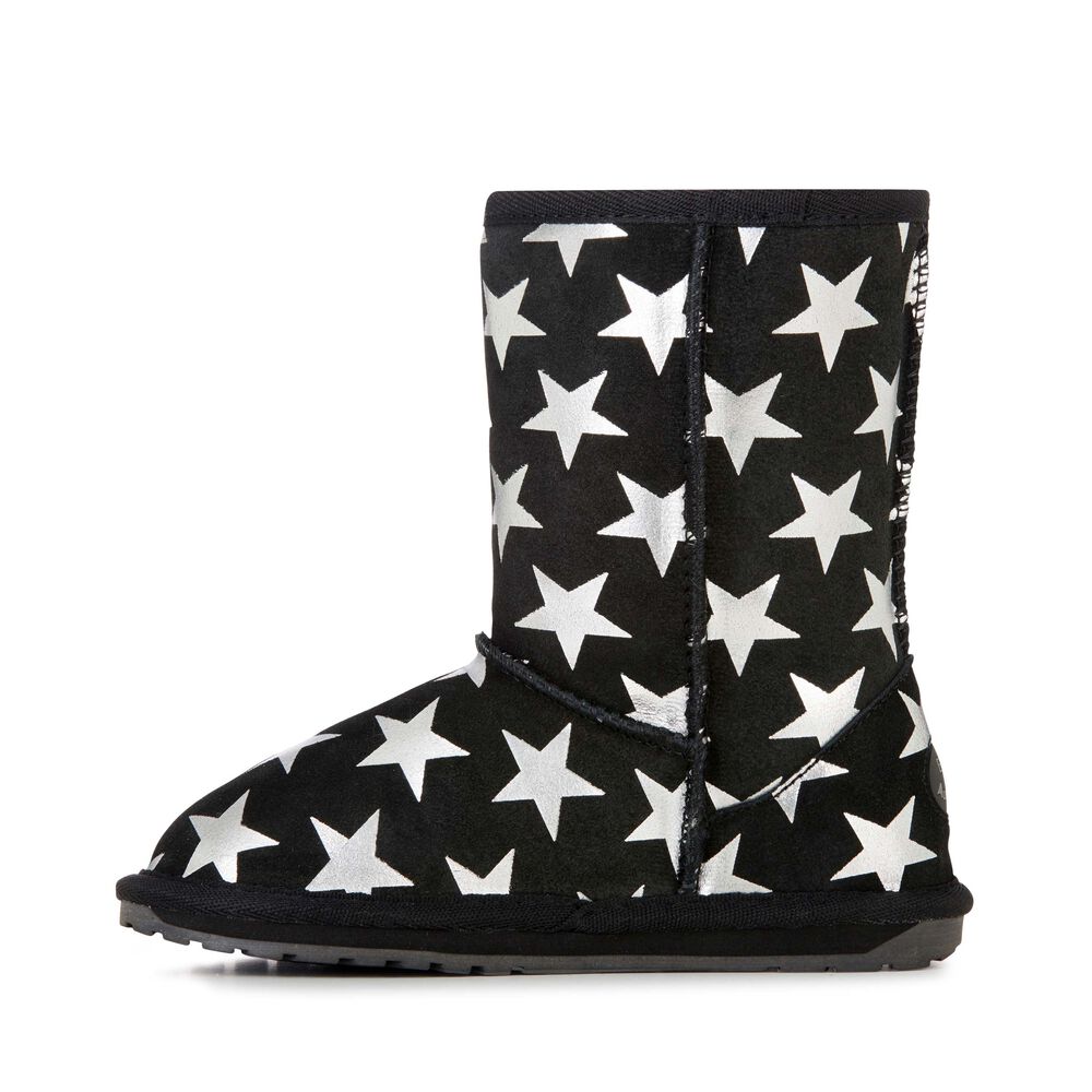 Emu Starry Night Stiefel Kinder Schwarz | ZDFTVRW-10