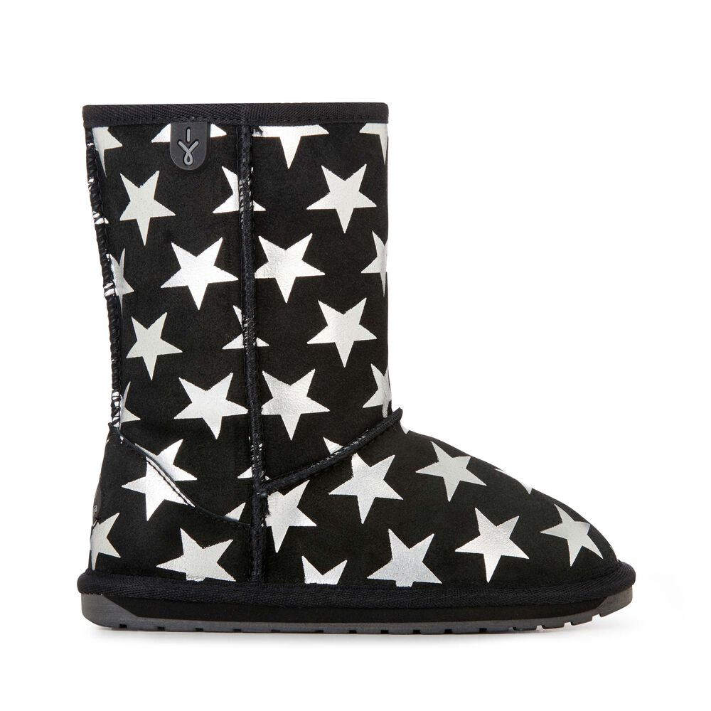 Emu Starry Night Stiefel Kinder Schwarz | ZDFTVRW-10