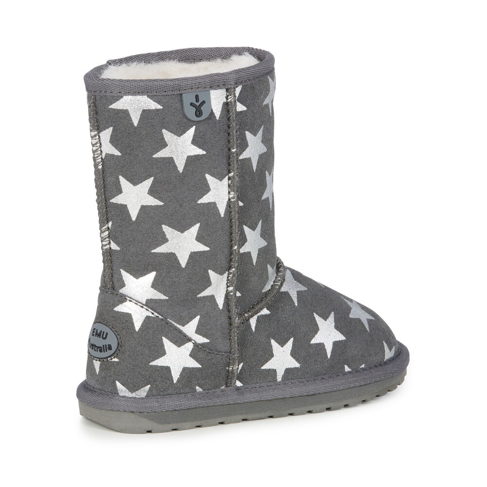 Emu Starry Night Stiefel Kinder Tiefesgrau | VHLQGOU-96