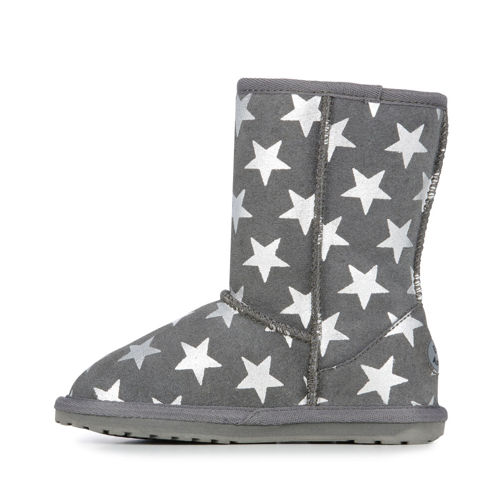 Emu Starry Night Stiefel Kinder Tiefesgrau | VHLQGOU-96