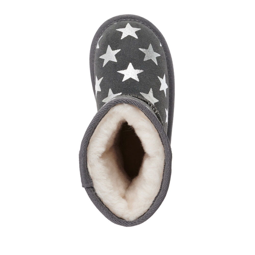 Emu Starry Night Stiefel Kinder Tiefesgrau | VHLQGOU-96