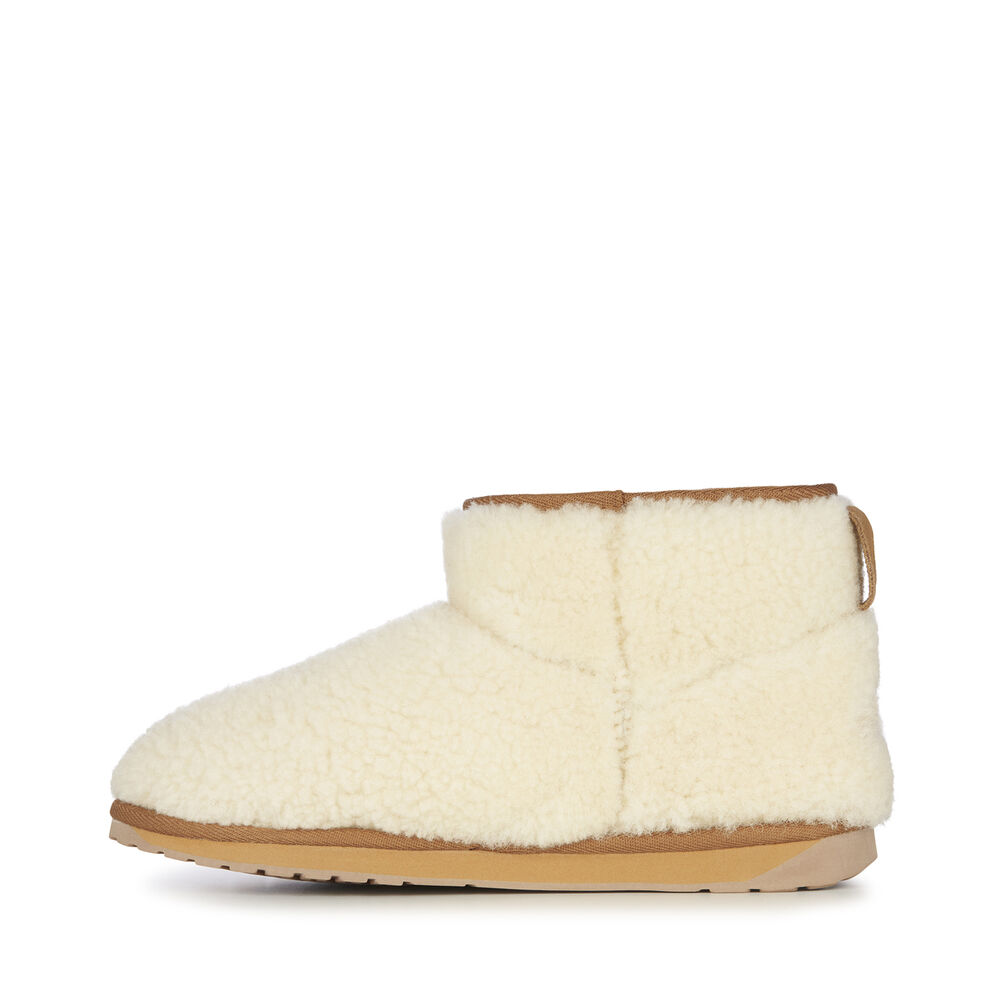 Emu Stinger Micro Teddy Stiefel Damen Beige | DYVMHLB-73