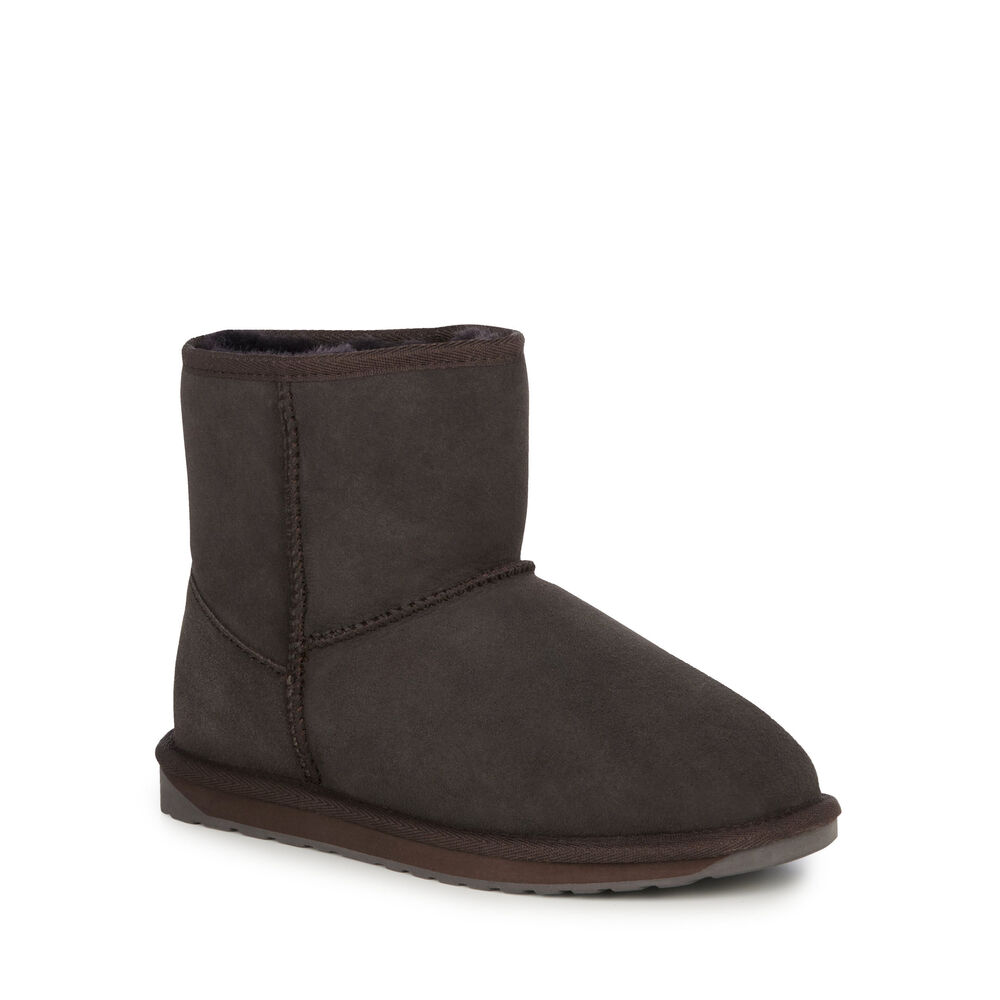 Emu Stinger Mini Stiefel Damen Schokolade | QPABWCJ-71