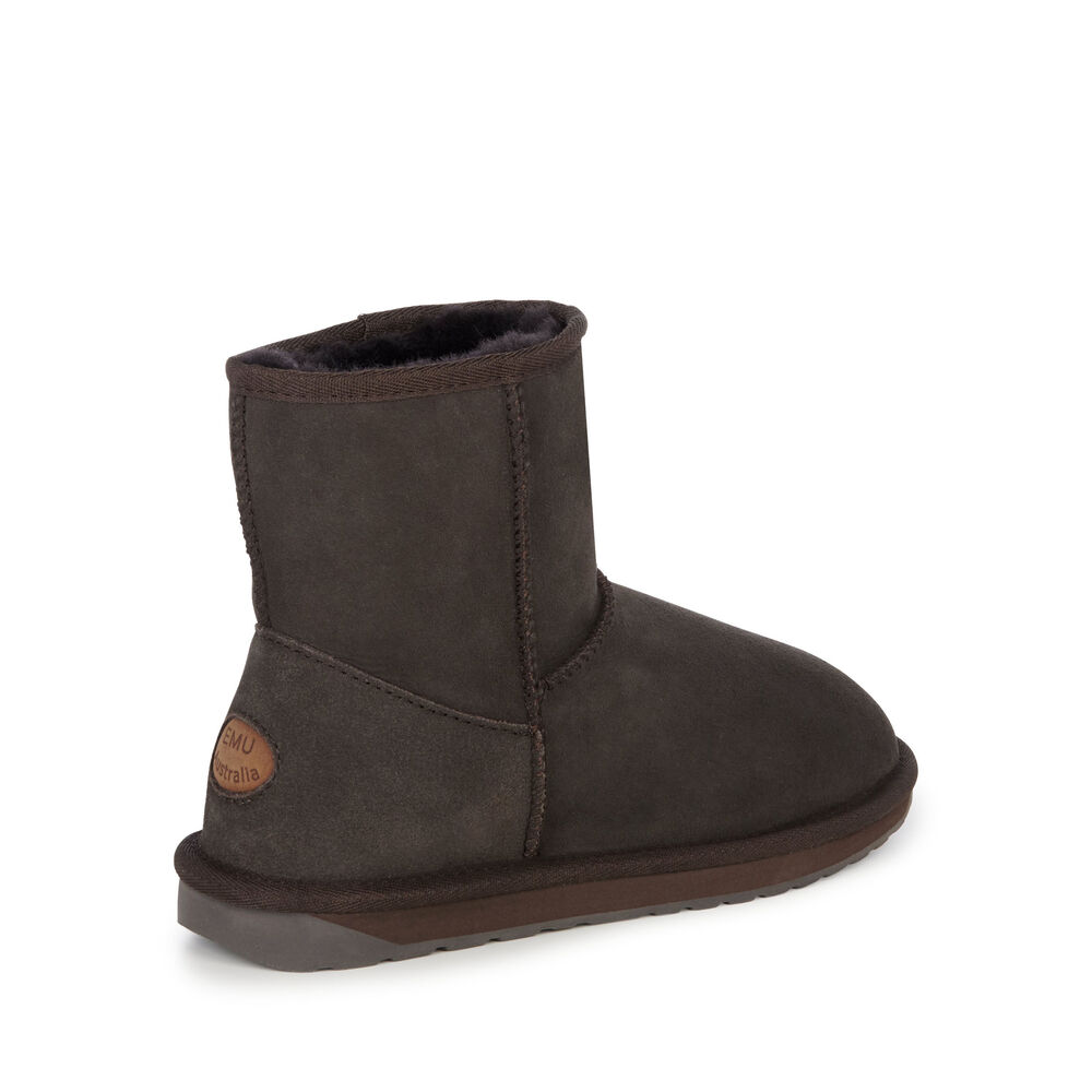 Emu Stinger Mini Stiefel Damen Schokolade | QPABWCJ-71