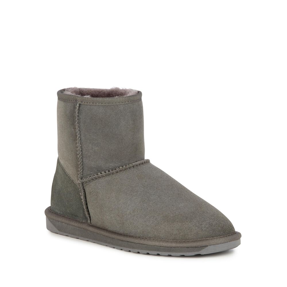 Emu Stinger Mini Stiefel Damen Tiefesgrau | OICSLFM-39