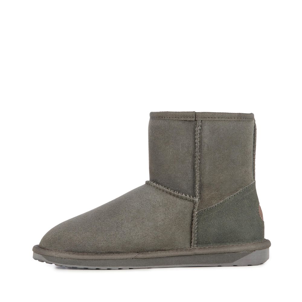 Emu Stinger Mini Stiefel Damen Tiefesgrau | OICSLFM-39