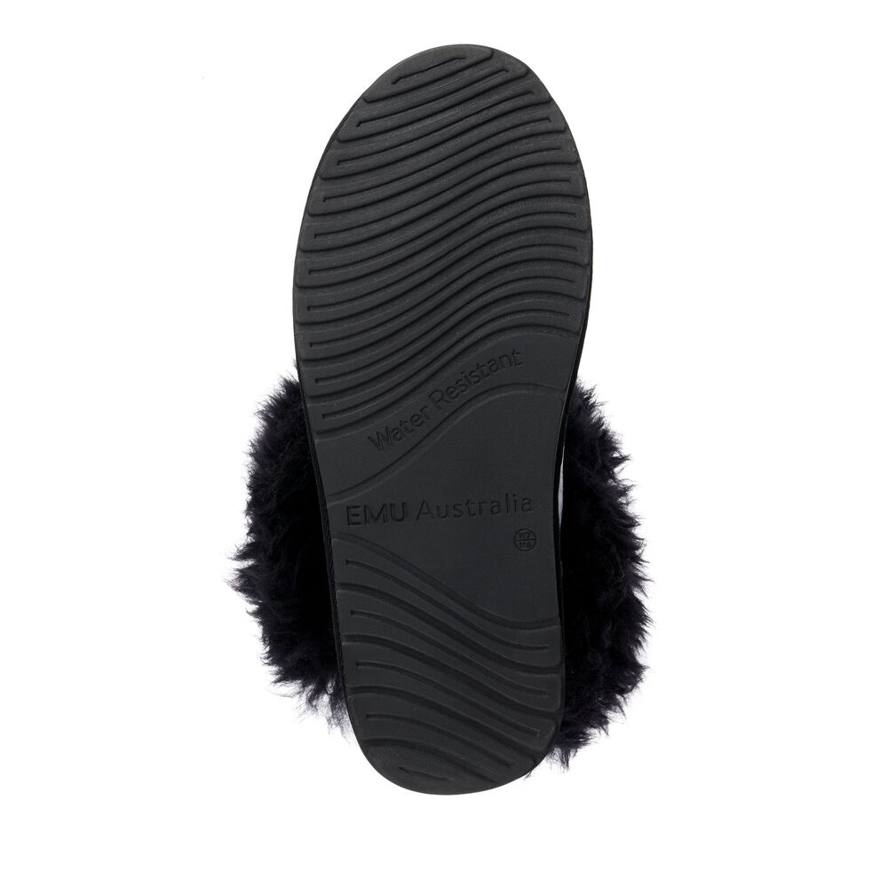 Emu Teddy Wurren Stiefel Damen Schwarz | TZWBEUJ-69