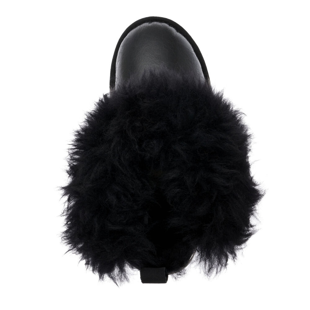 Emu Teddy Wurren Stiefel Damen Schwarz | TZWBEUJ-69