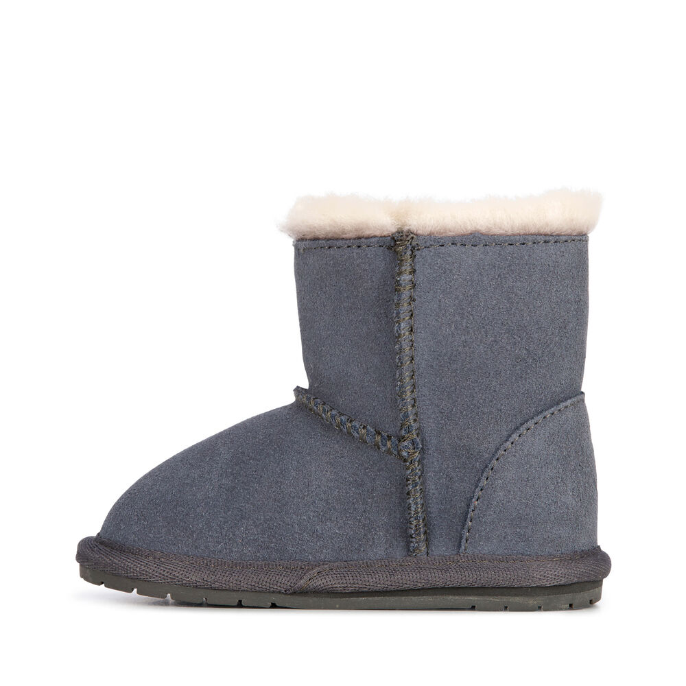 Emu Toddle Babies Stiefel Kinder Tiefesgrau | INEKVUQ-31