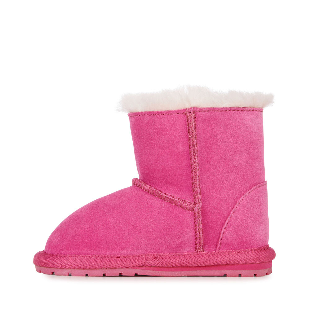 Emu Toddle Babies Stiefel Kinder Tiefesrosa | UHFKOPW-04