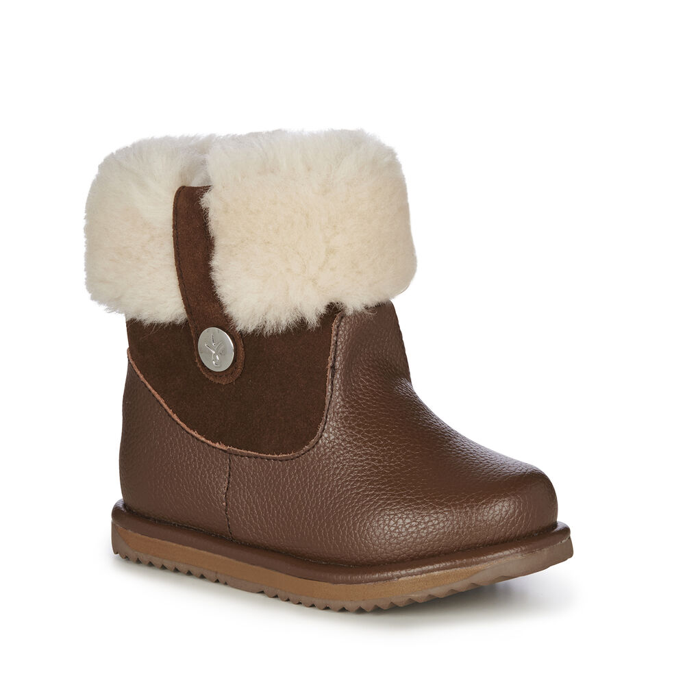 Emu Topaz Stiefel Kinder Braun | JTEDIYU-84