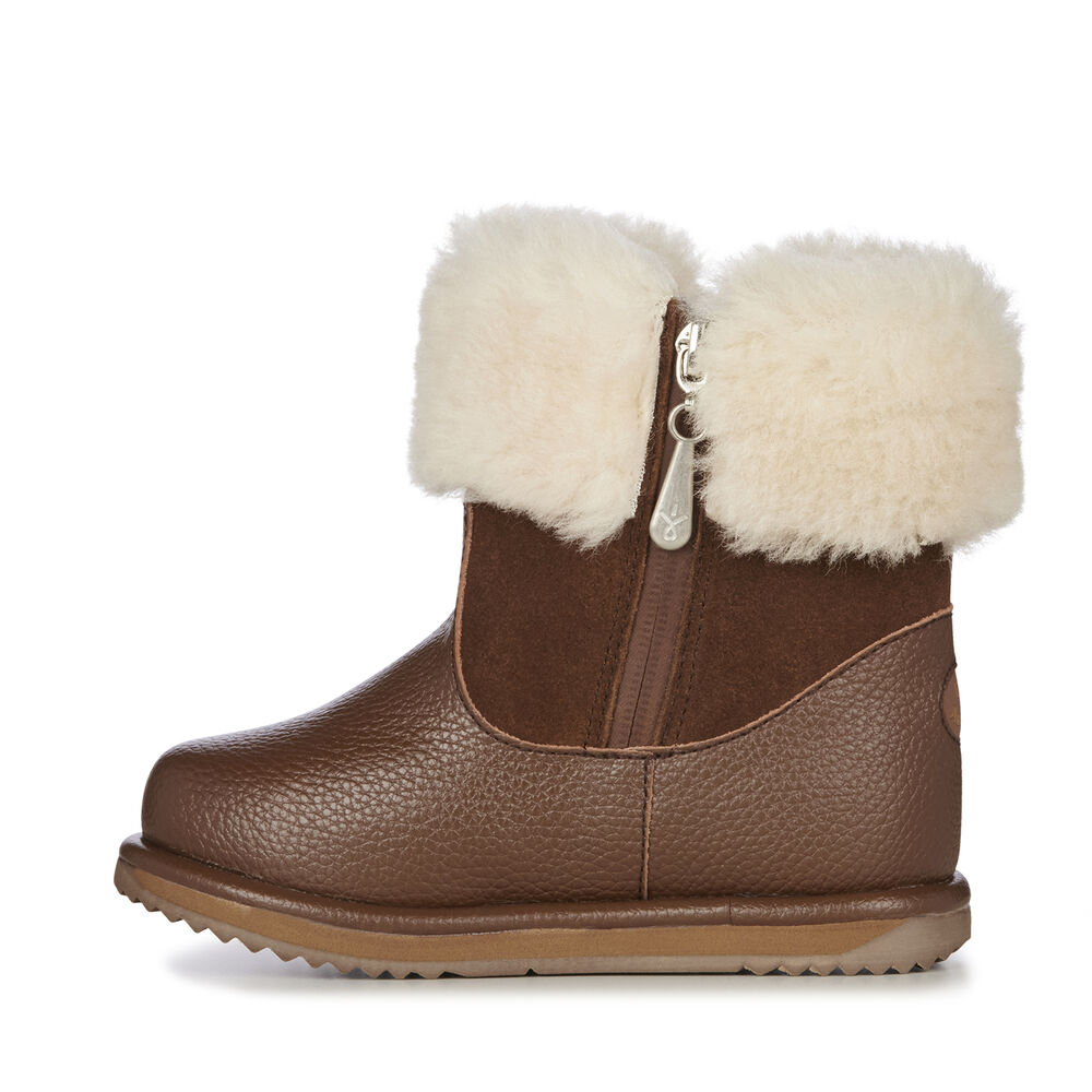 Emu Topaz Stiefel Kinder Braun | JTEDIYU-84