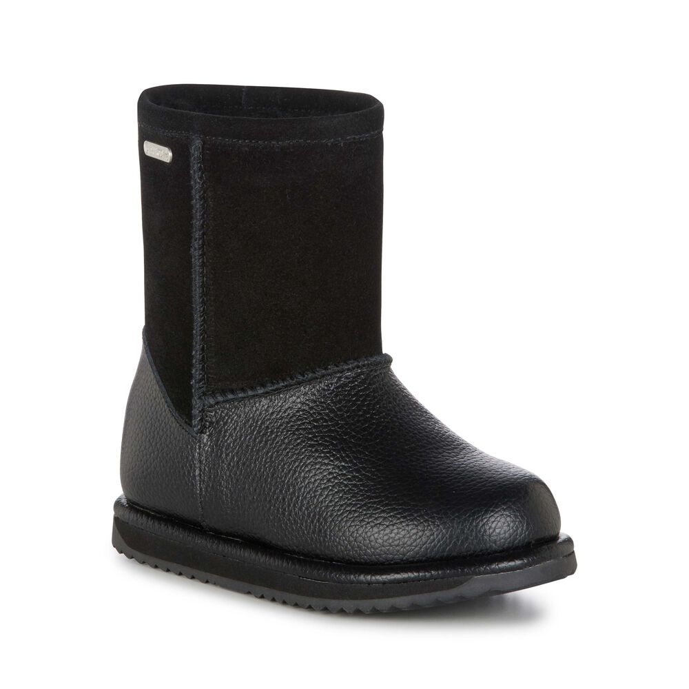 Emu Trigg Stiefel Kinder Schwarz | WVJLOFX-28