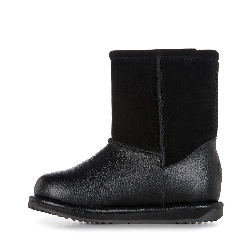 Emu Trigg Stiefel Kinder Schwarz | WVJLOFX-28