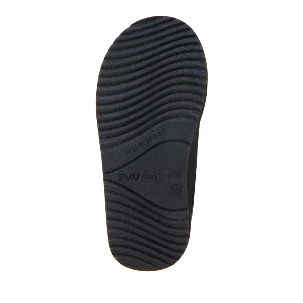 Emu Trigg Stiefel Kinder Schwarz | WVJLOFX-28