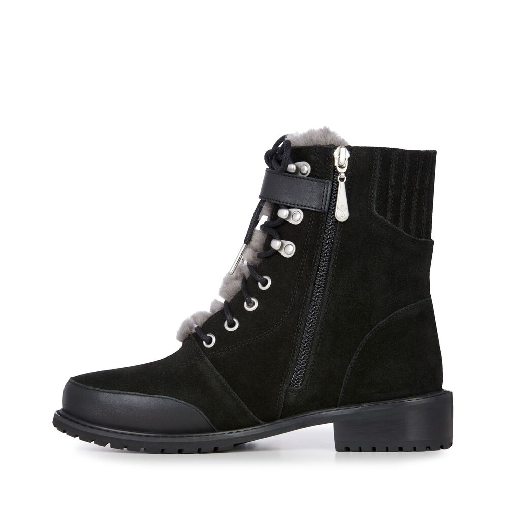 Emu Waldron Mix Stiefel Damen Schwarz | XUQOYIA-24