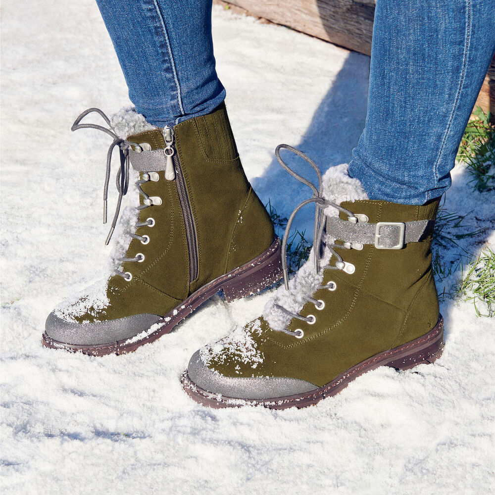 Emu Waldron Stiefel Damen Dunkelolivgrün | ASYKLCO-21
