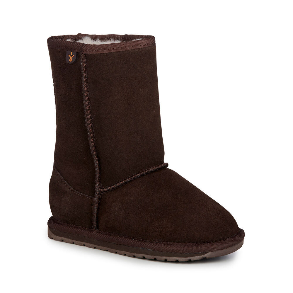 Emu Wallaby Lo Stiefel Kinder Schokolade | NPEYGJO-69