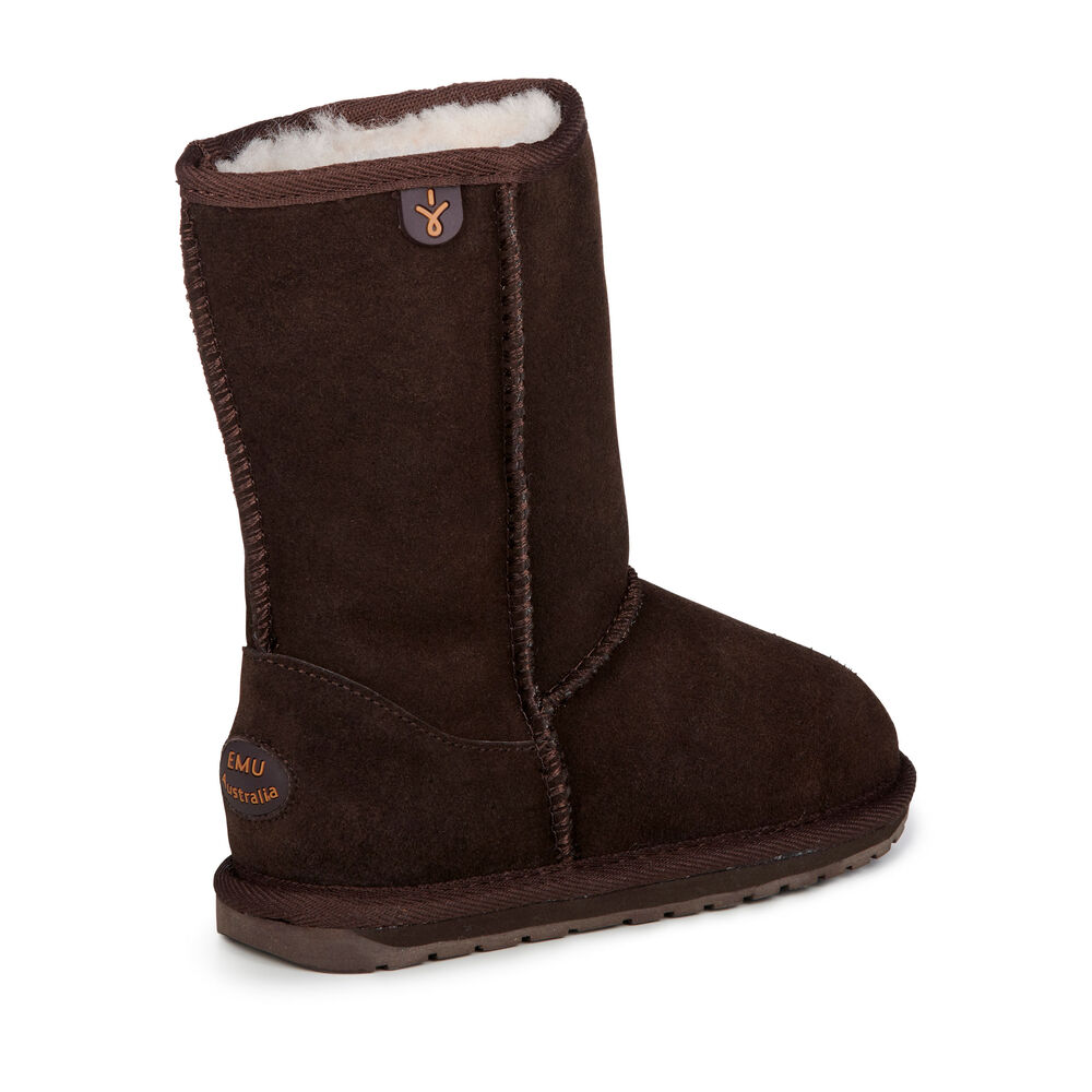 Emu Wallaby Lo Stiefel Kinder Schokolade | NPEYGJO-69