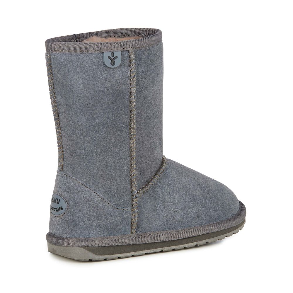 Emu Wallaby Lo Stiefel Kinder Tiefesgrau | KCYIZMA-04
