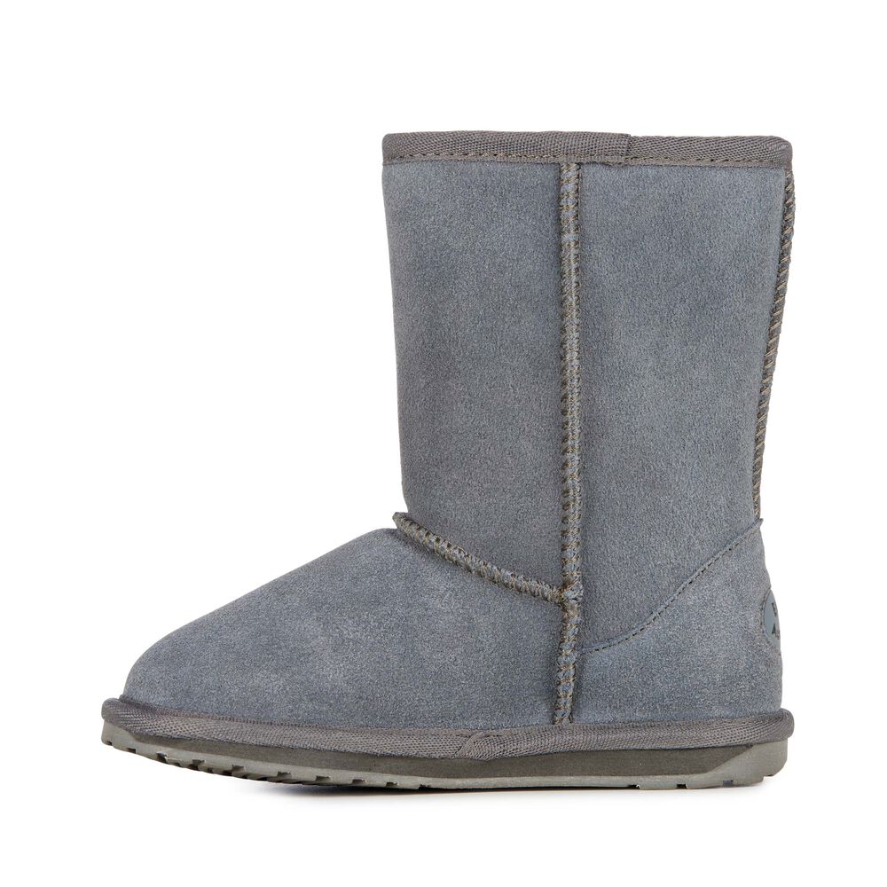 Emu Wallaby Lo Stiefel Kinder Tiefesgrau | KCYIZMA-04