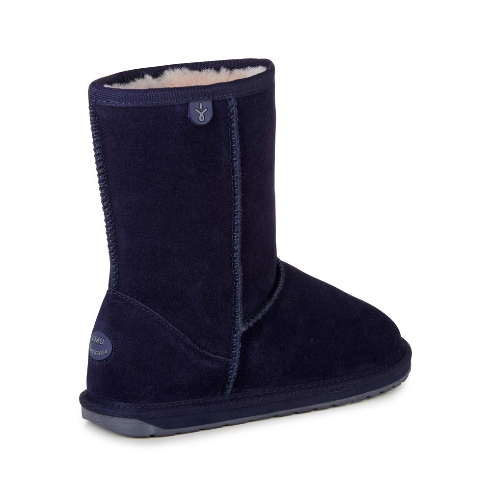 Emu Wallaby Lo Teens Stiefel Kinder Navy | INWMFCU-39