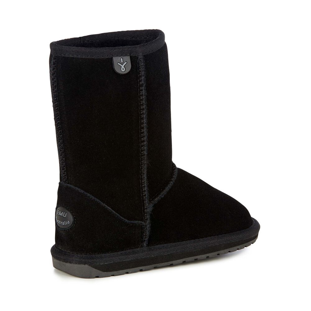 Emu Wallaby Lo Teens Stiefel Kinder Schwarz | HINSMWC-08