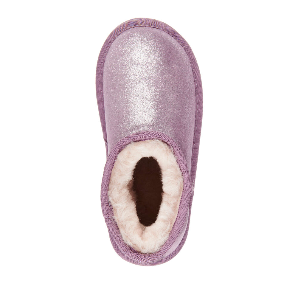 Emu Wallaby Mini Metallic Stiefel Kinder Lila | TUNWAIL-48