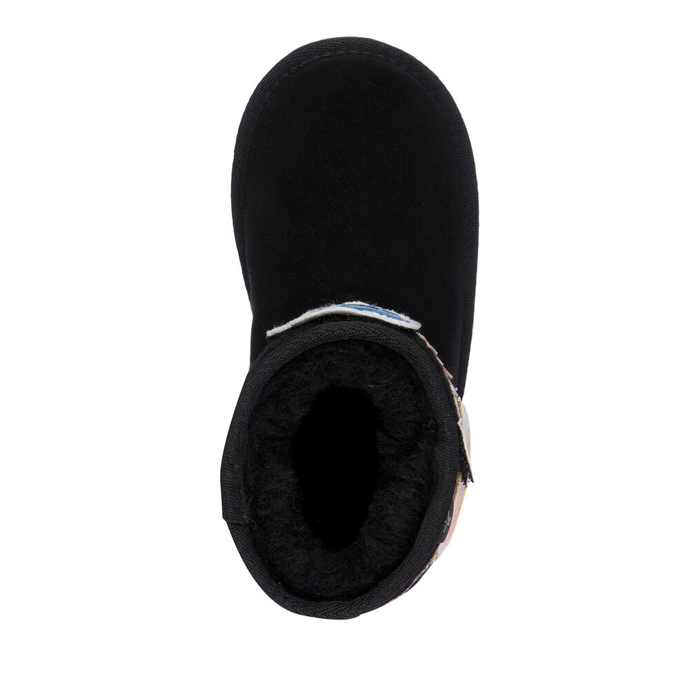 Emu Wallaby Mini Play Stiefel Kinder Schwarz | OWXTQCZ-04