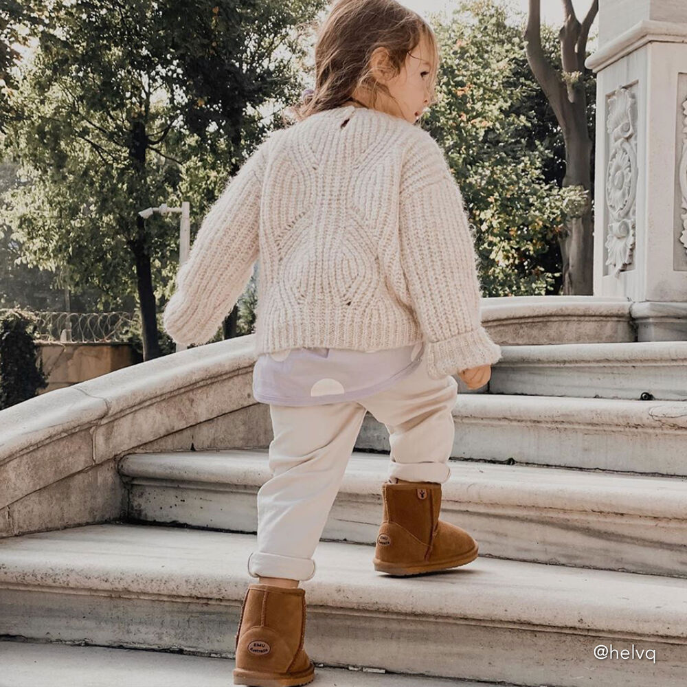 Emu Wallaby Mini Stiefel Kinder Braun | MINPZHK-80