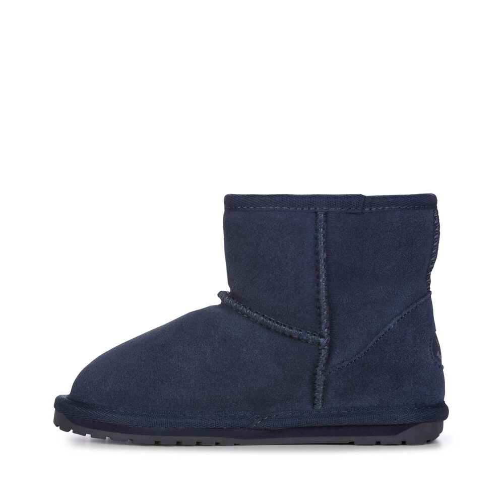Emu Wallaby Mini Stiefel Kinder Navy | PDYKEVB-54