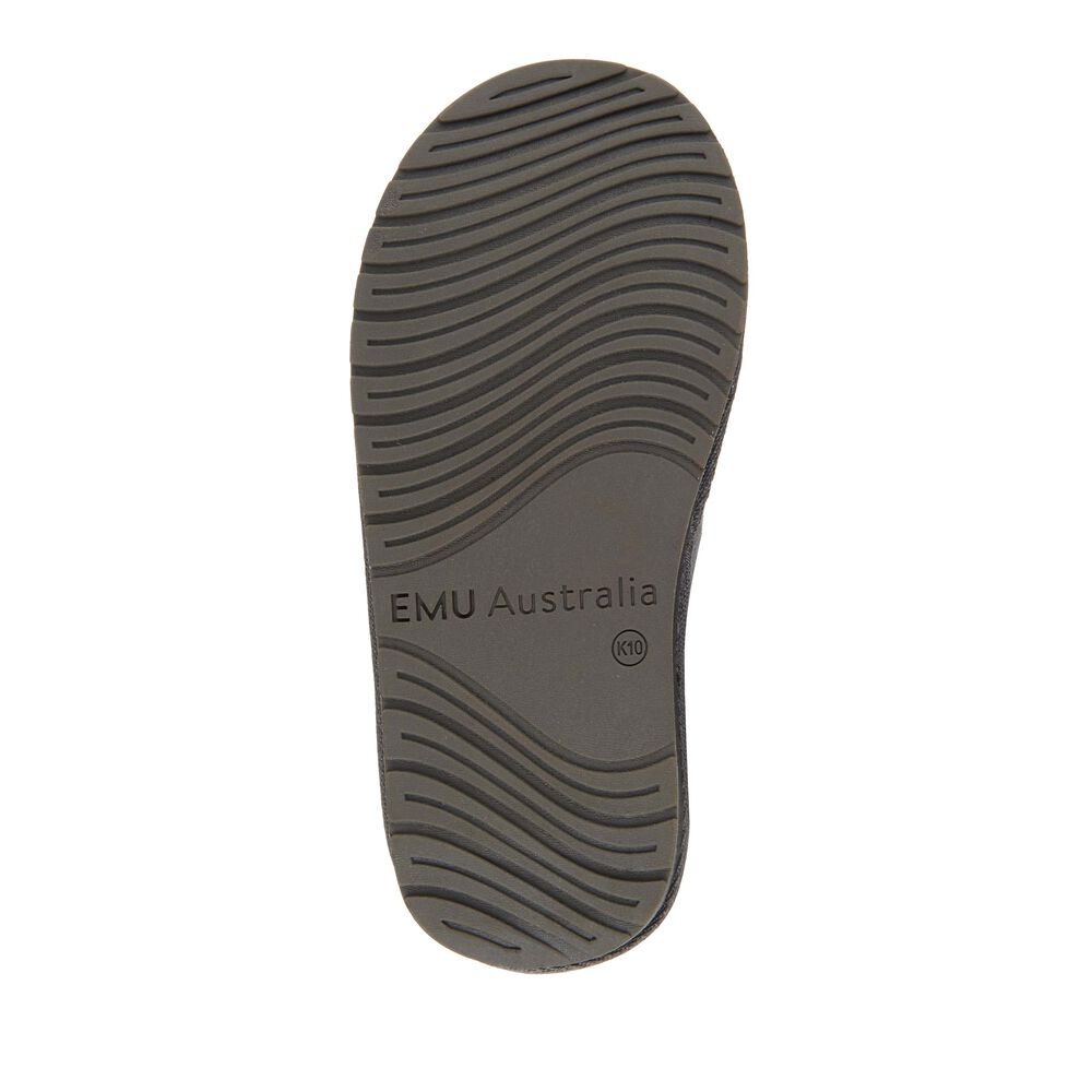 Emu Wallaby Mini Stiefel Kinder Tiefesgrau | GRZMOKD-98