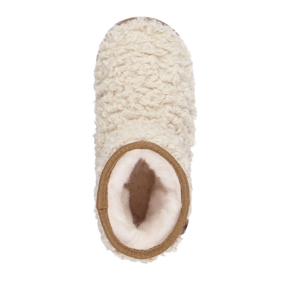 Emu Wallaby Mini Teddy Stiefel Kinder Beige | TAXRSKW-45