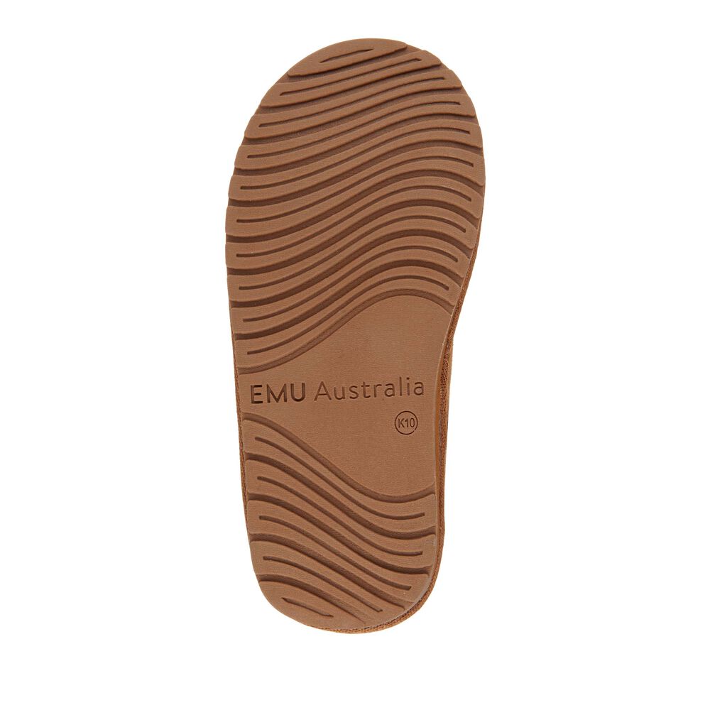 Emu Wallaby Mini Teens Stiefel Kinder Braun | VIAHQOK-94