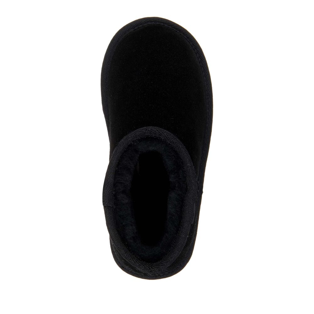 Emu Wallaby Mini Teens Stiefel Kinder Schwarz | OGRHKDV-68