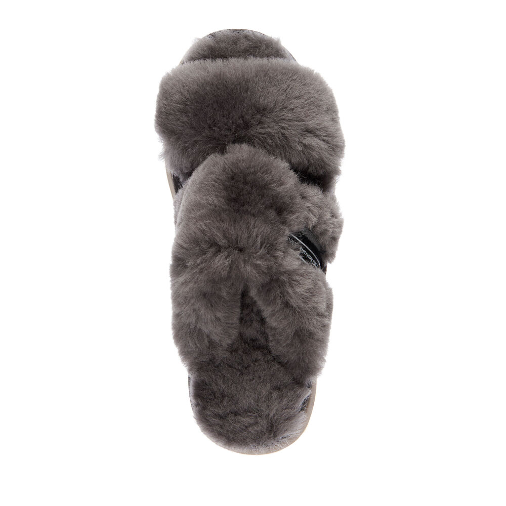 Emu Wobbegong Hausschuhe Damen Tiefesgrau | BMUDXKZ-84
