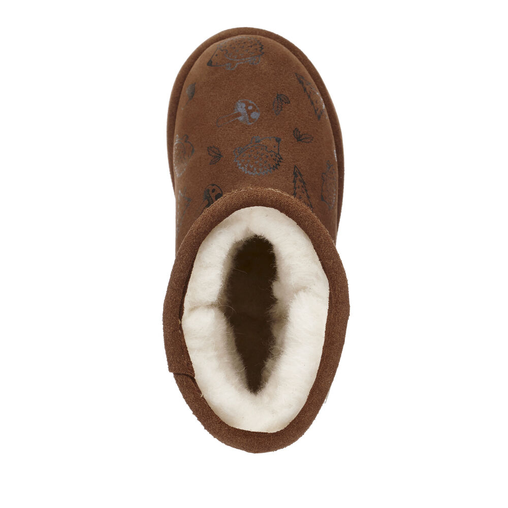 Emu Woodland Brumby Stiefel Kinder Braun | YTNJDXE-36