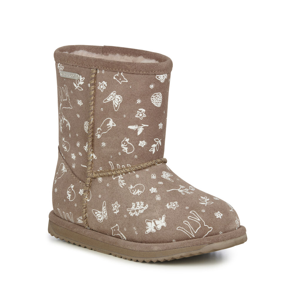 Emu Woodland Brumby Stiefel Kinder Khaki | UEGYLKN-18