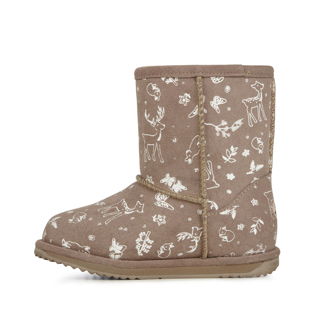 Emu Woodland Brumby Stiefel Kinder Khaki | UEGYLKN-18