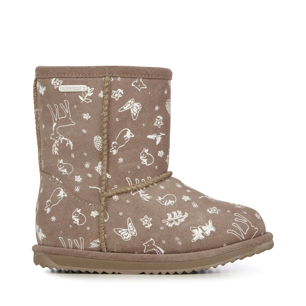 Emu Woodland Brumby Stiefel Kinder Khaki | UEGYLKN-18
